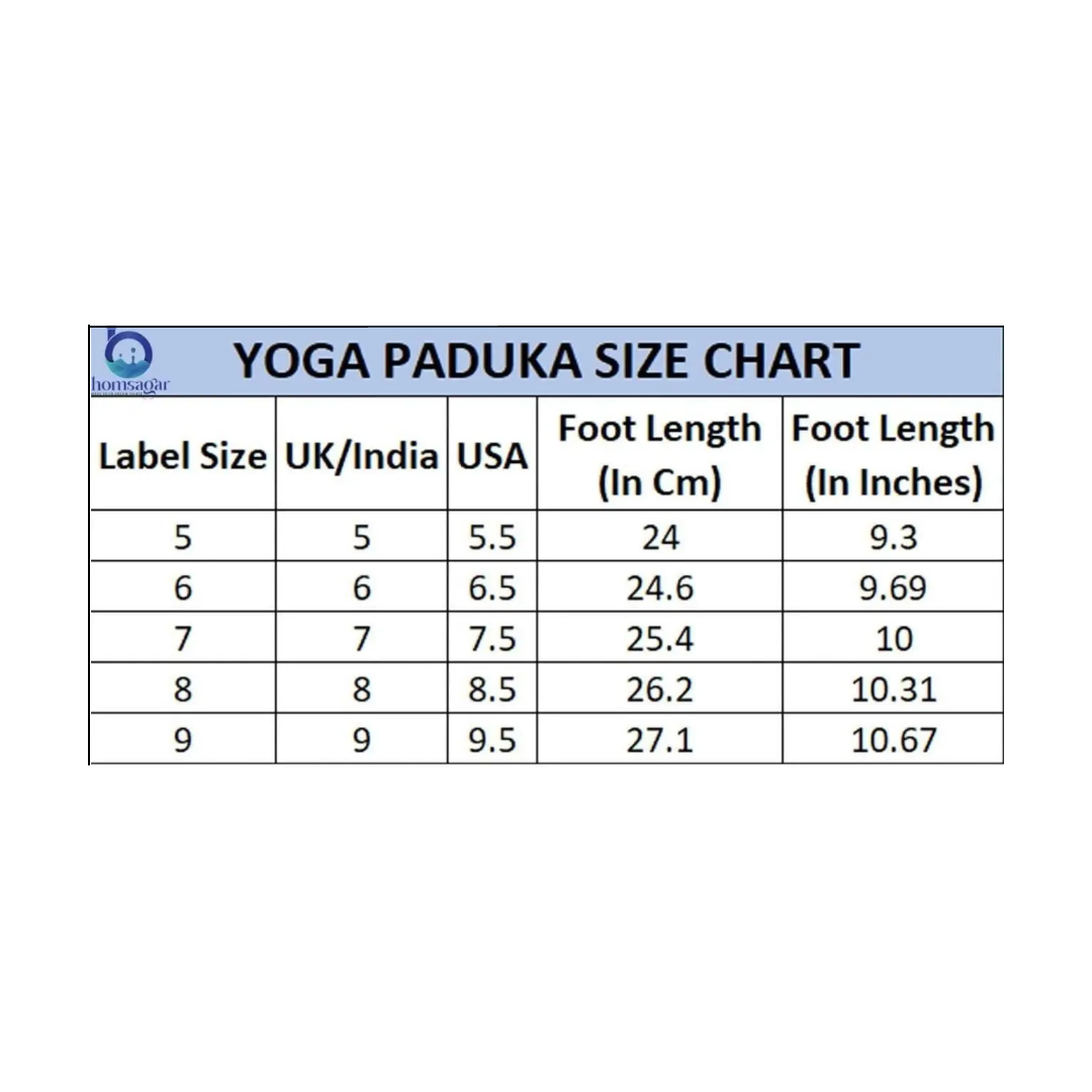 Acupressure Paduka Slippers for Enhanced Blood Flow & Pain Relief