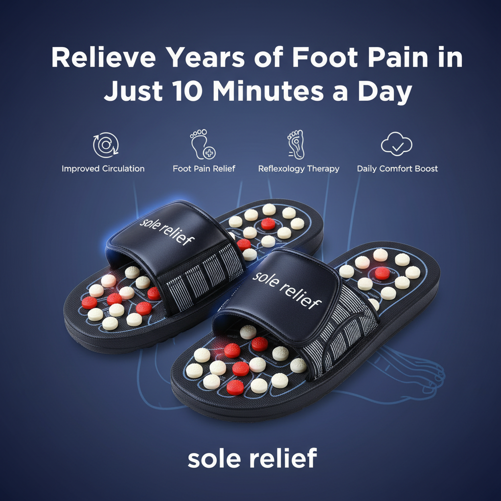 Acupressure Paduka Slippers for Enhanced Blood Flow & Pain Relief